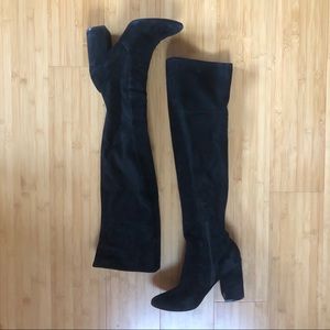 Cole Haan Darla Suede Over-The-Knee Boots - Size 6